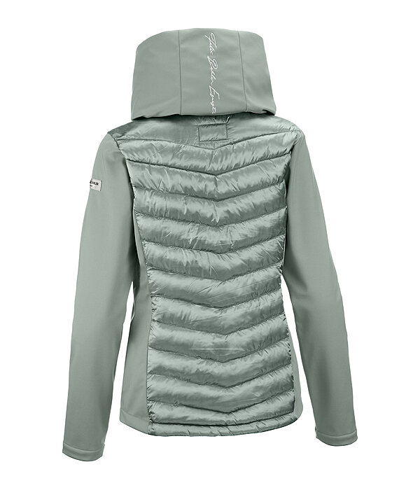 softshell combi rij-jas Cora met capuchon