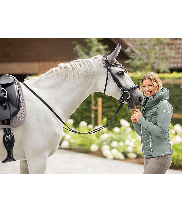 softshell combi rij-jas Cora met capuchon