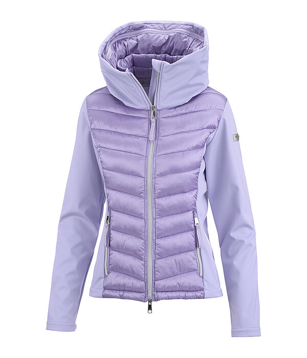 softshell combi rij-jas Cora met capuchon