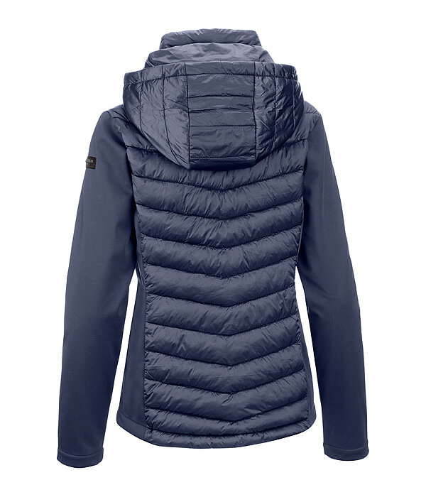 softshell combi rij-jas Cora met capuchon