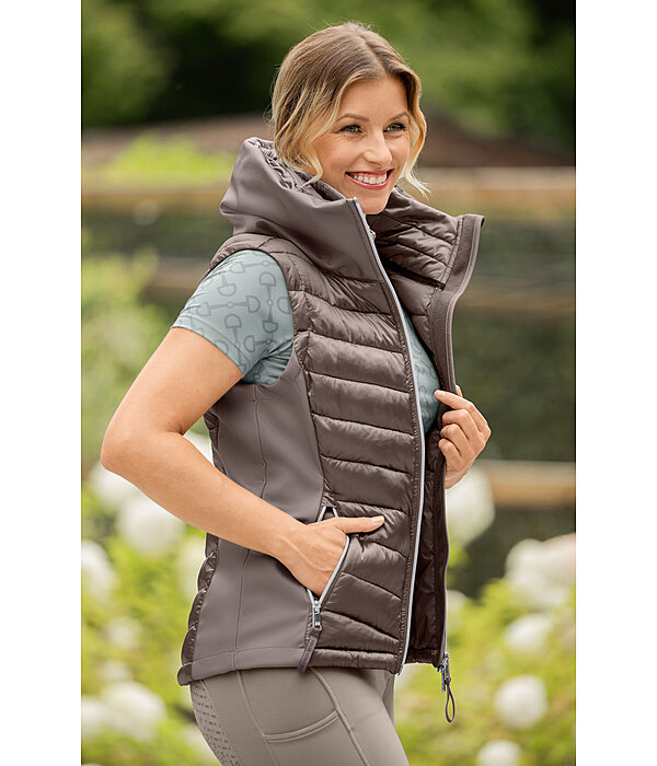 softshell combi bodywarmer Zoey met capuchon