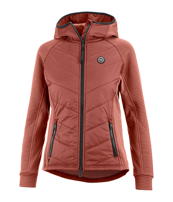 combi stretchjas Lene met capuchon