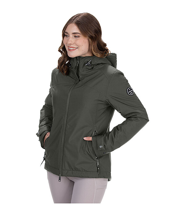 functionele rij-jas Emelie met capuchon