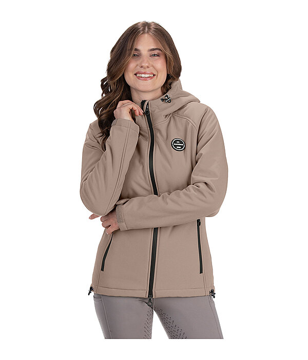 softshell rij-jas Lara II met capuchon