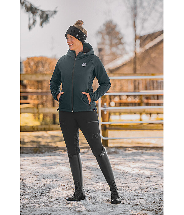 softshell rij-jas Lara II met capuchon