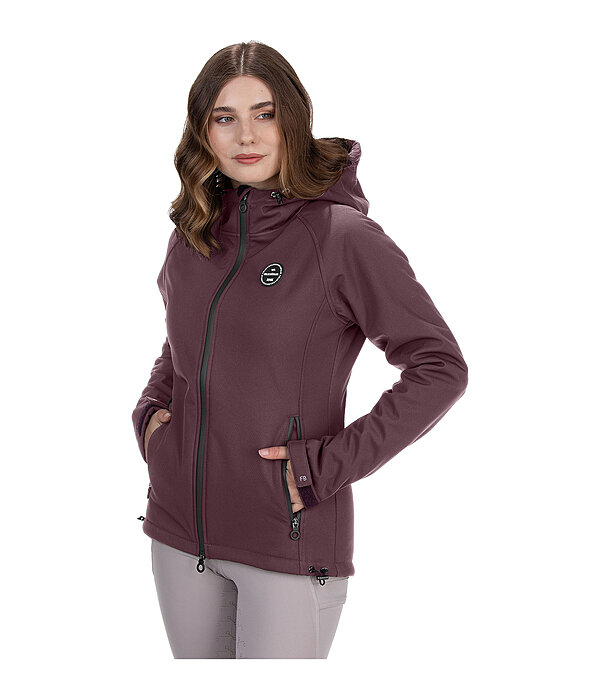 softshell rij-jas Lara II met capuchon