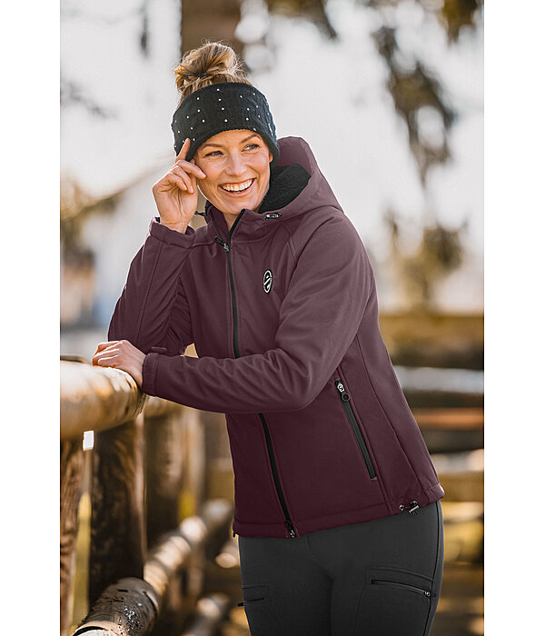 softshell rij-jas Lara II met capuchon