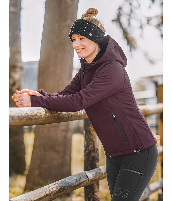 softshell rij-jas Lara II met capuchon