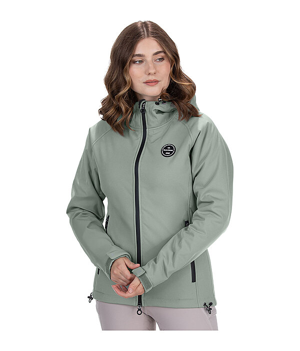 softshell rij-jas Lara II met capuchon