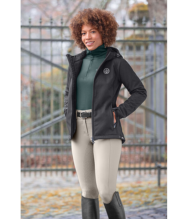 softshell rij-jas Lara II met capuchon