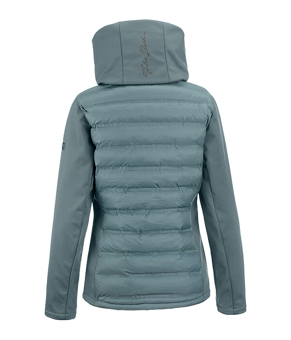 softshell combi rij-jas Celina met capuchon
