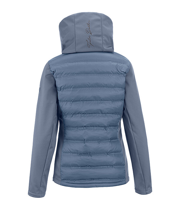 softshell combi rij-jas Celina met capuchon