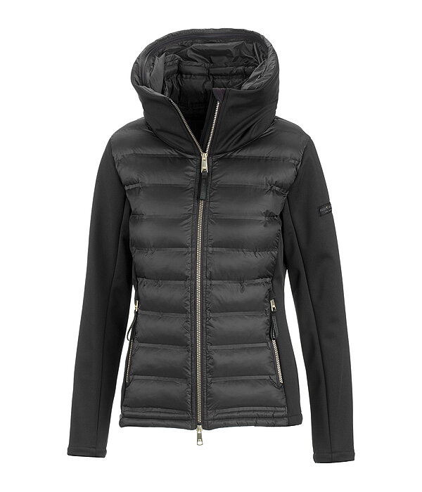 softshell combi rij-jas Celina met capuchon