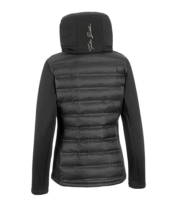 softshell combi rij-jas Celina met capuchon