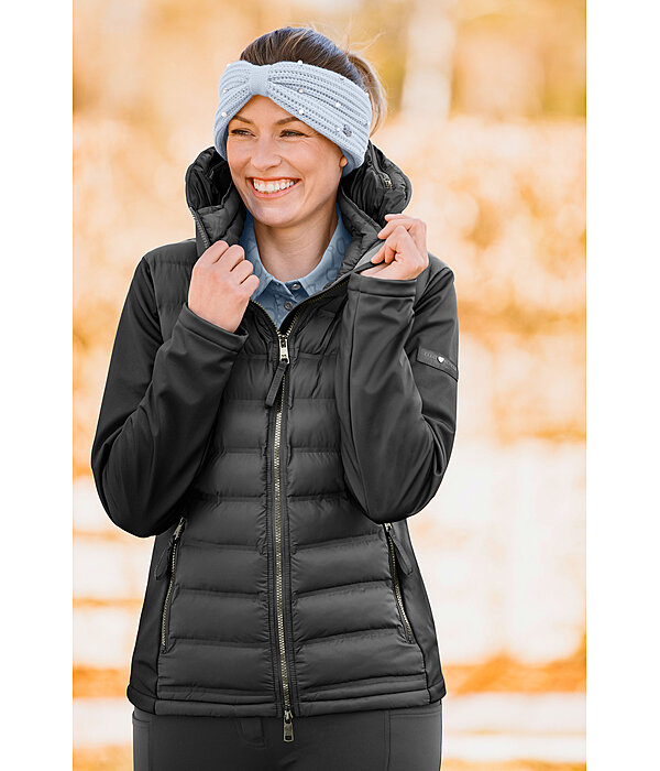 softshell combi rij-jas Celina met capuchon