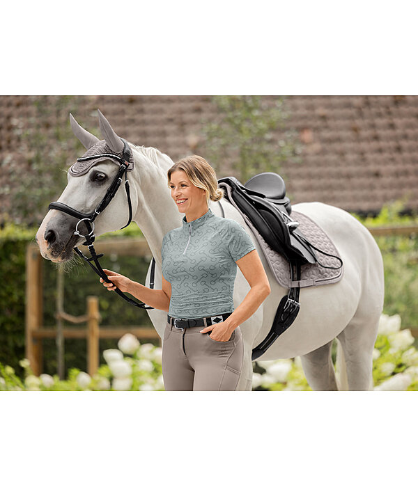 functioneel shirt met ritssluiting Clea