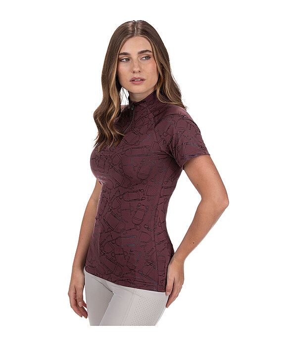 functioneel shirt met ritssluiting Amber