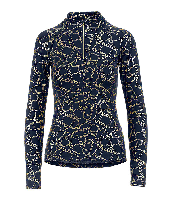 functioneel shirt met ritssluiting Julia