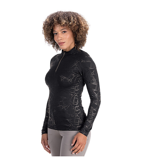 functioneel shirt met ritssluiting Julia