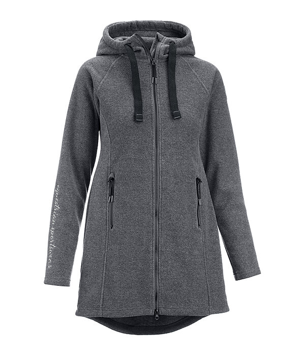 fleecemantel Greta met capuchon