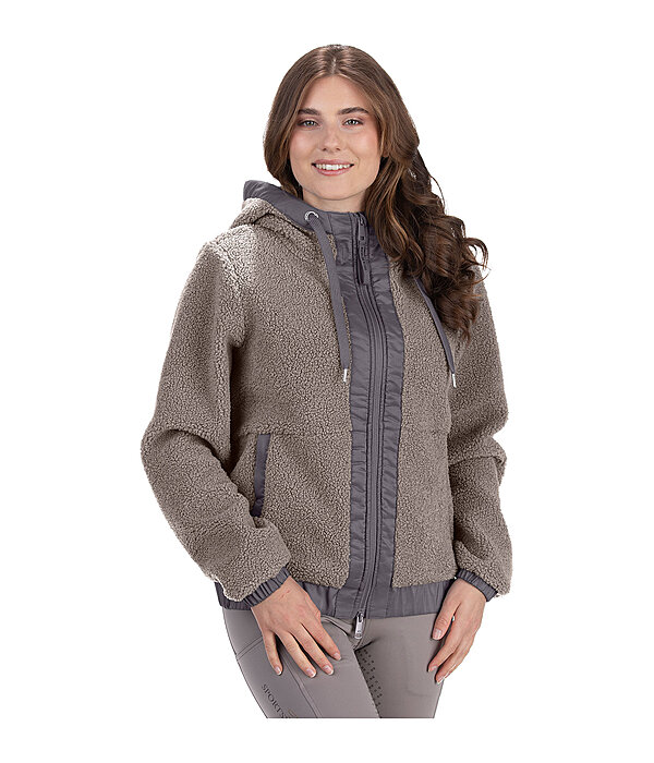 teddyfleece jas Mia met capuchon