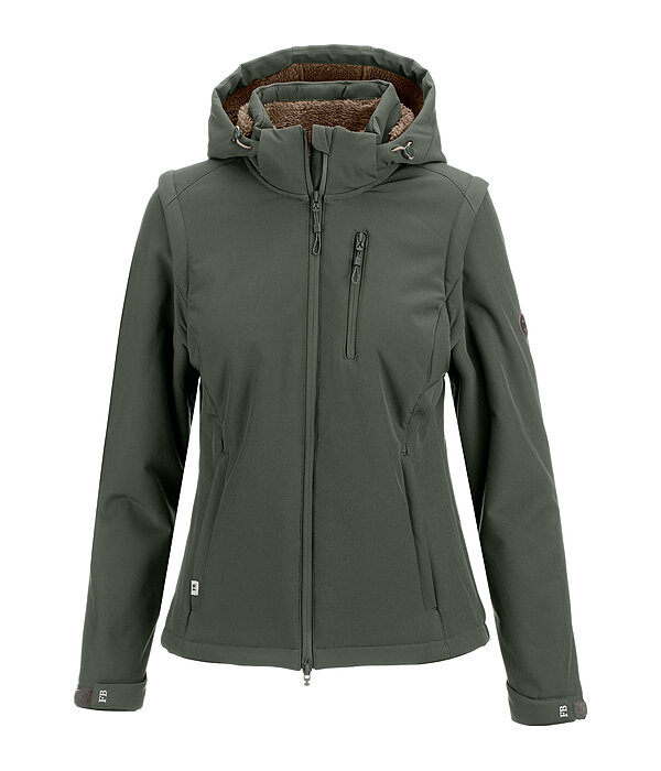 2-in-1 softshelljas Elsa Life Cycle met capuchon