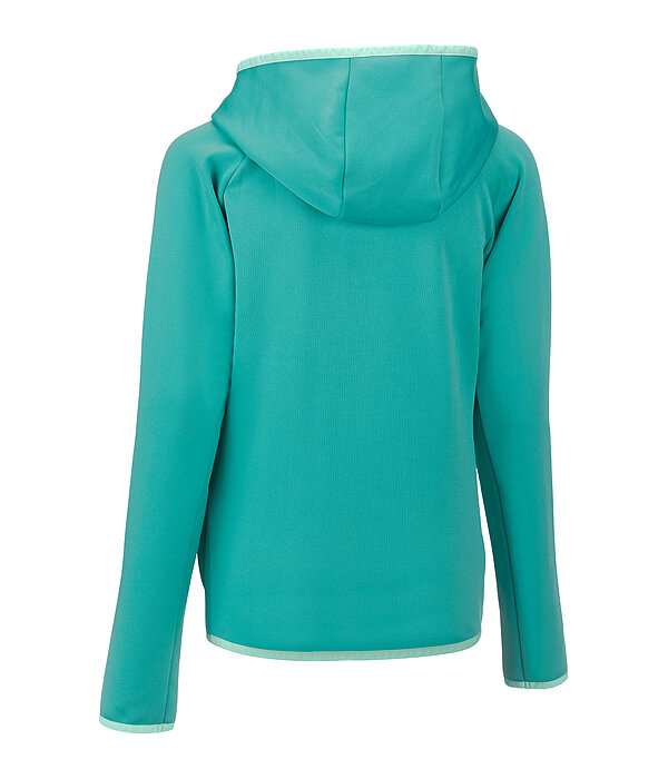 kids power-stretchjas Lene met capuchon