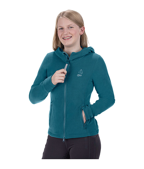 kids fleecejas met capuchon Cadie