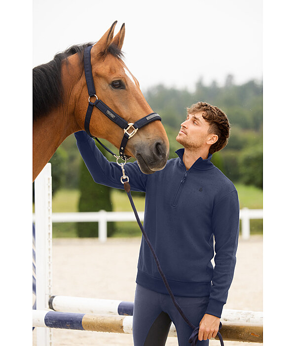 heren sweatshirt Portland met ritskraag