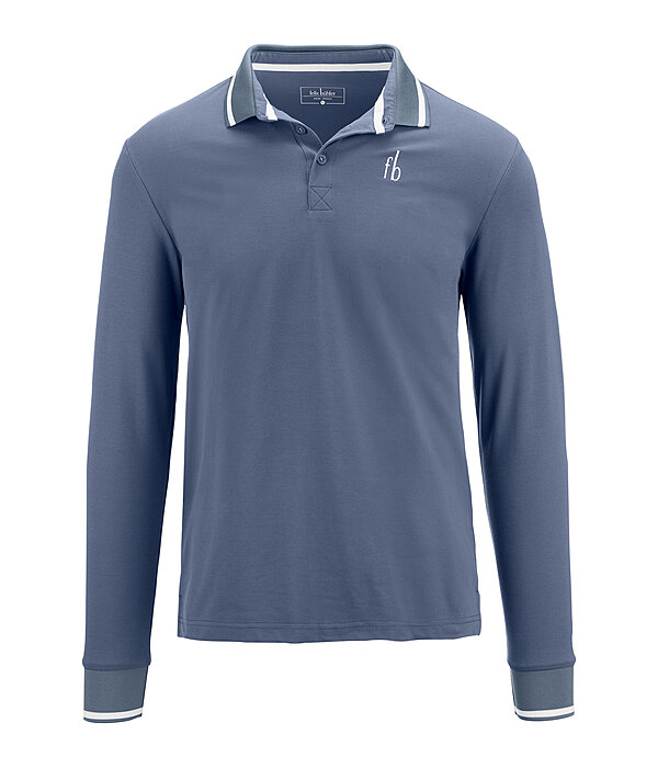heren longsleeve poloshirt
