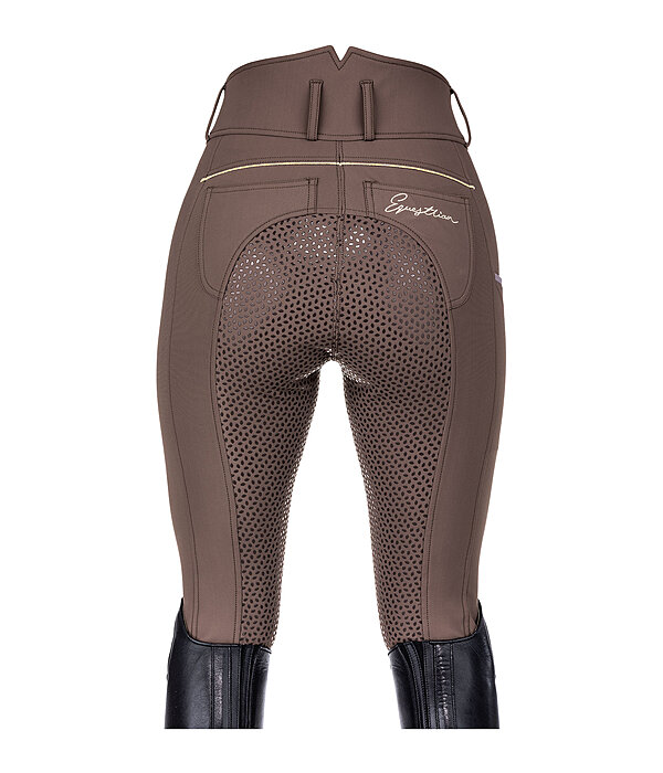 grip thermo Pro rijbroek Elodie met hoge taille en zitvlak