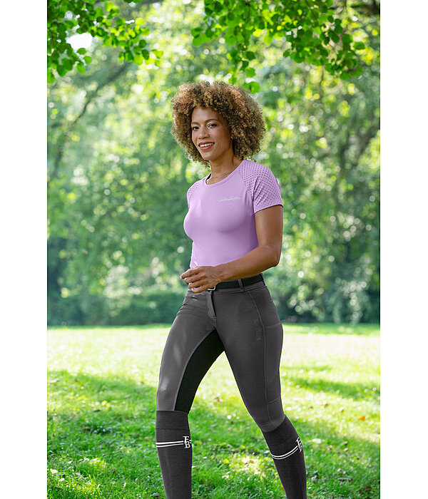 hybride rijbroek met zitvlak Mesh Denise CTS