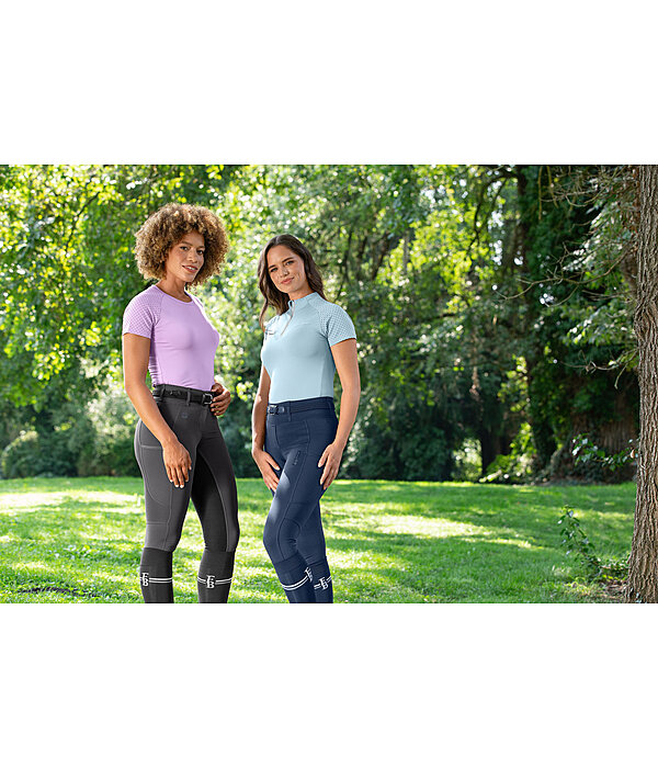 hybride rijbroek met zitvlak Mesh Denise CTS