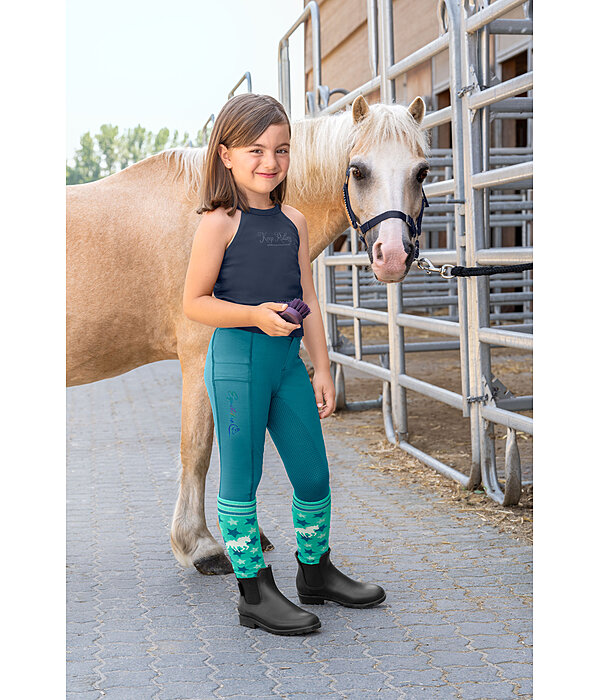 kids hybrid grip rijbroek Ilva met zitvlak
