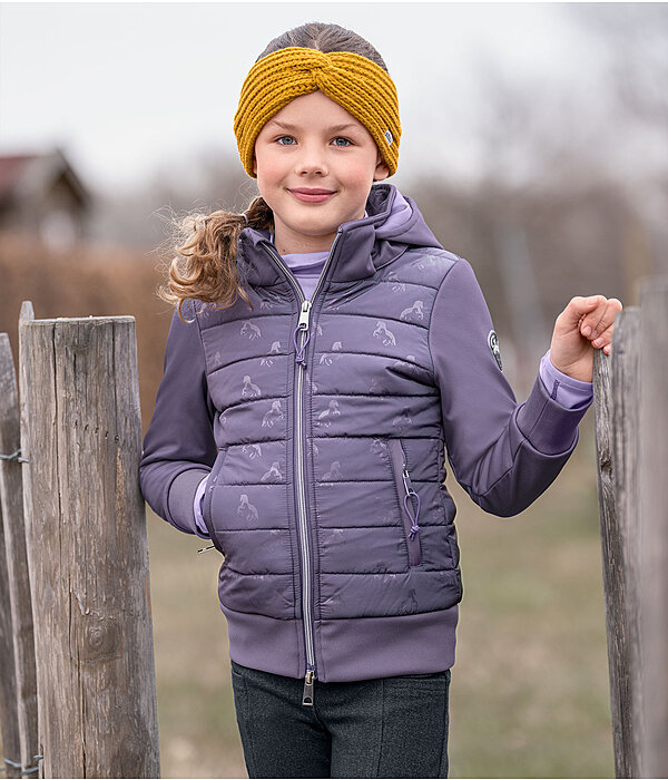 Kids outfit Saskia in dusty violet