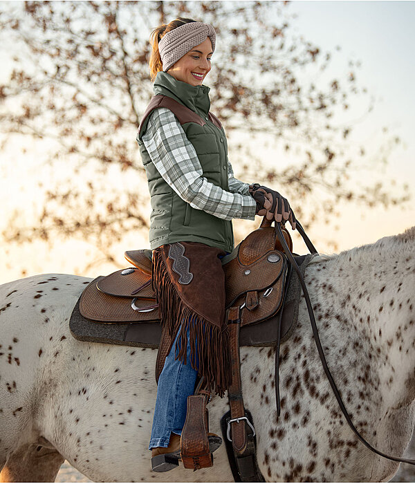Western-Outfit Hazel in mosgroen