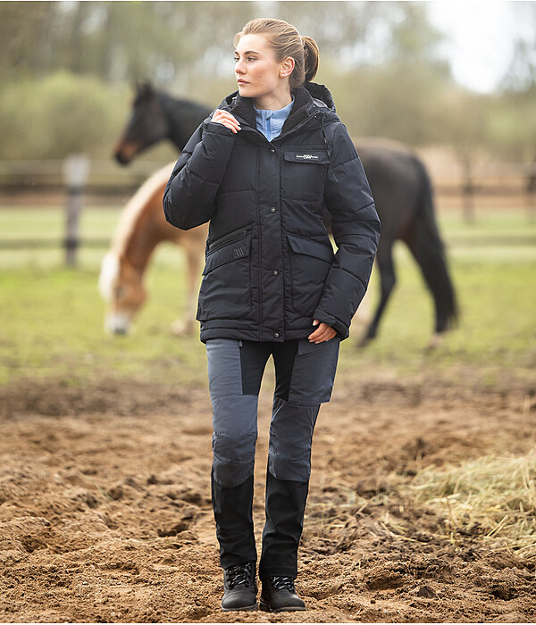 Dames-Outfit  Functionele-gewatteerde jas in zwart